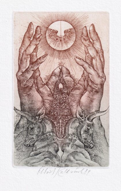 Grafický list - detail tisku